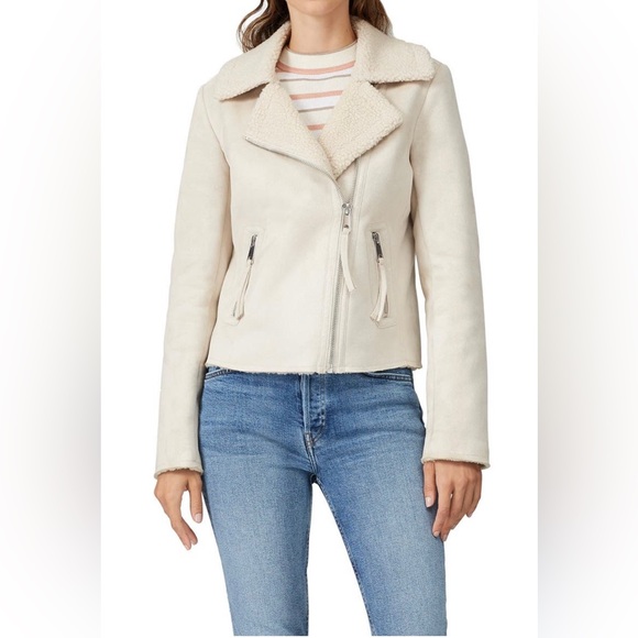 Oat Faux Sherpa Jecket - Picture 3 of 9